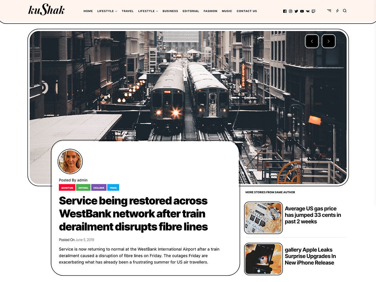 Kushak WordPress 主题