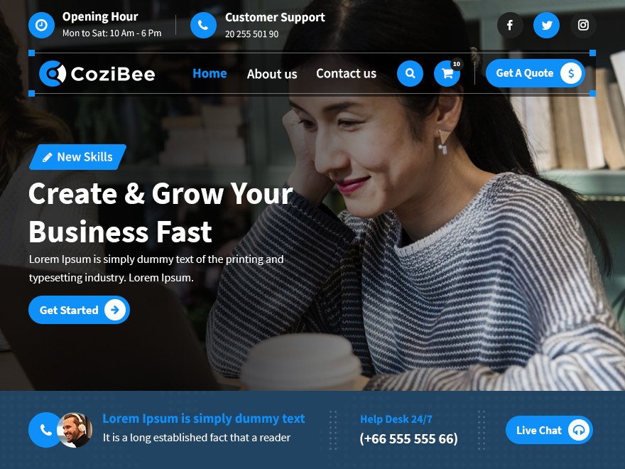 CoziBee WordPress 主题