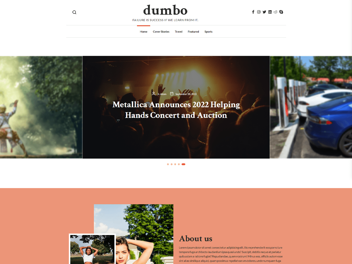 Dumbo WordPress 主题