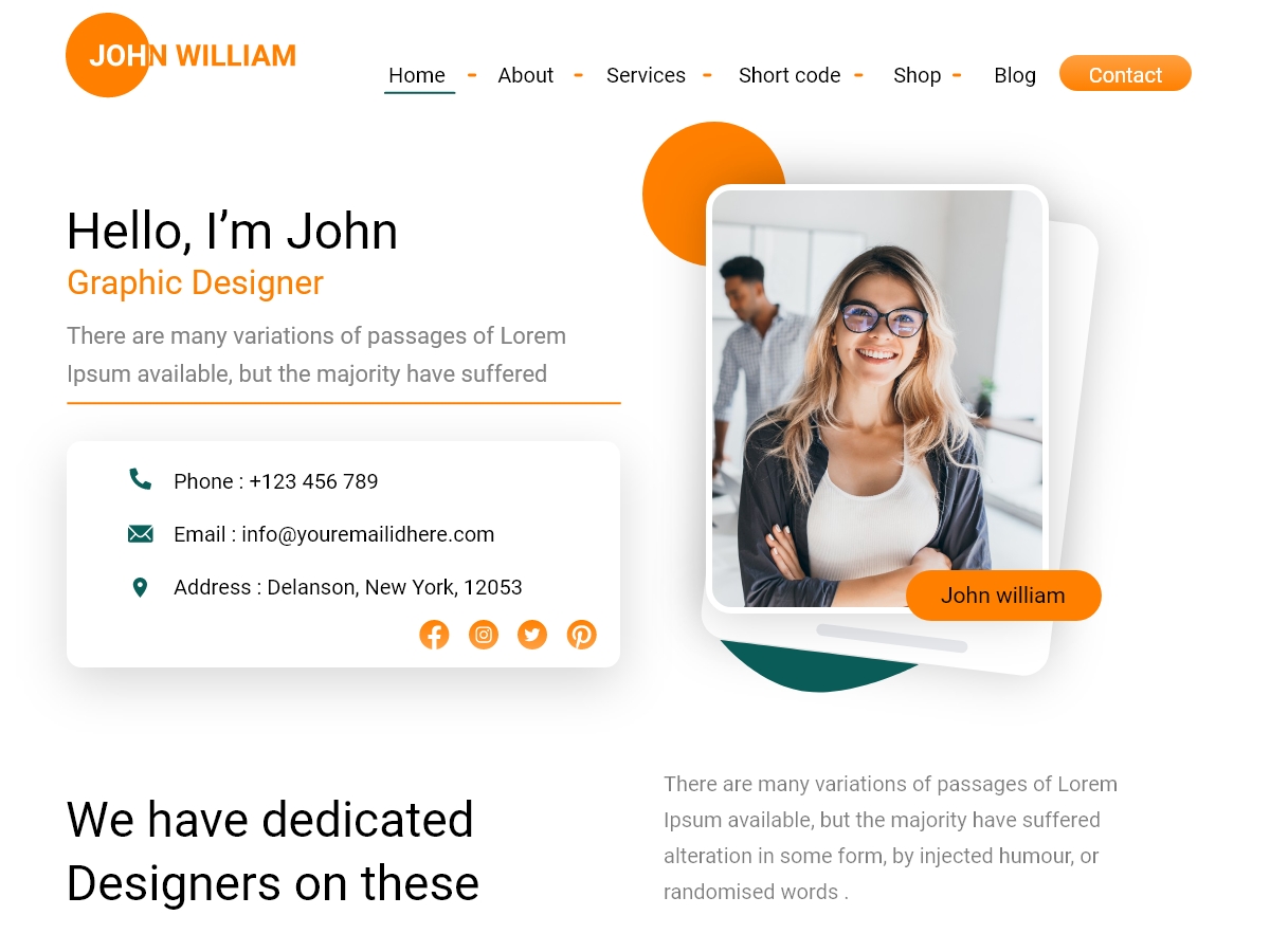 screenshot-19 Freelancer Portfolio WordPress 主题