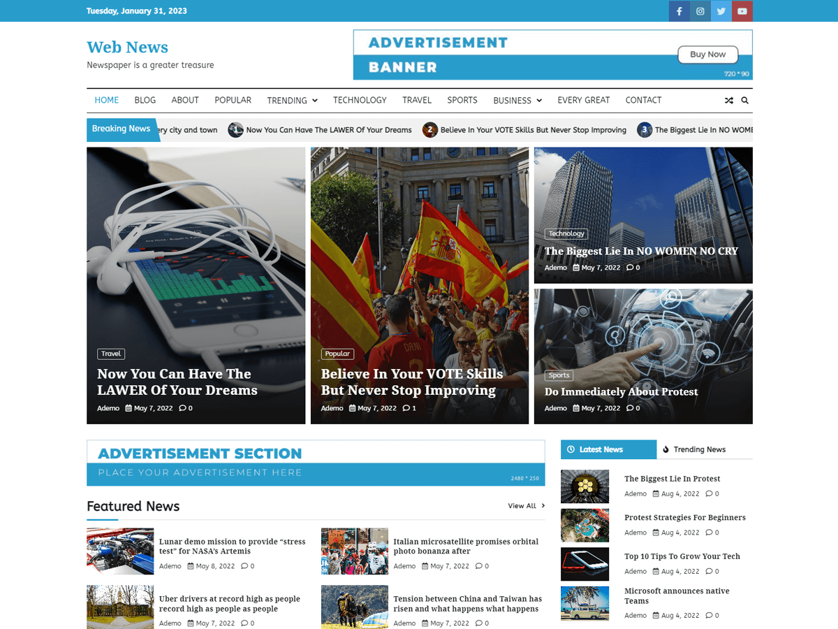 screenshot-222 Web News WordPress 主题