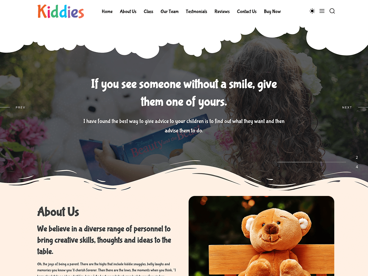 Kiddies WordPress 主题