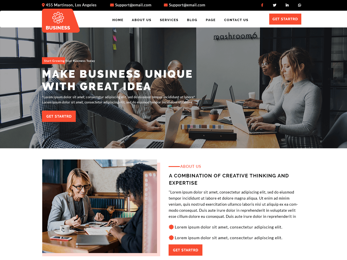 screenshot-249 FSE Business WordPress 主题