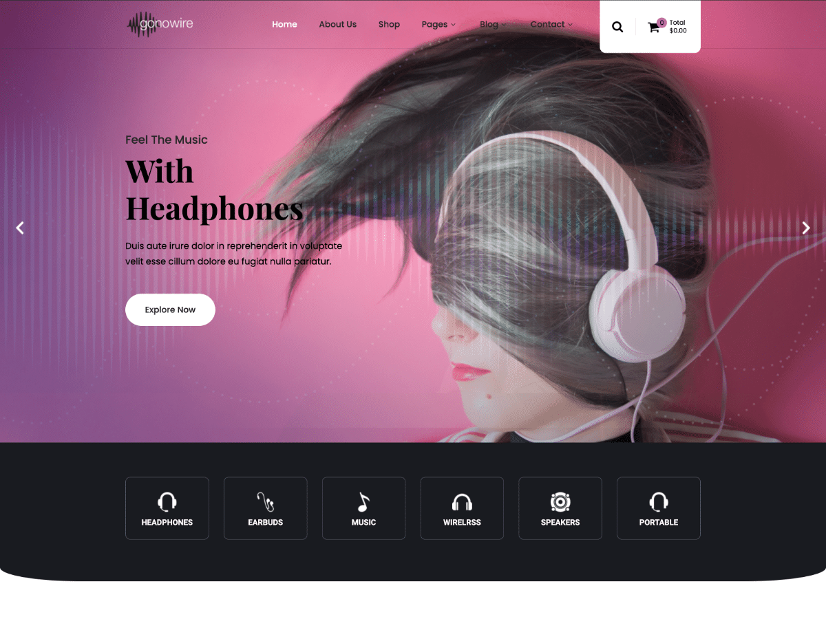 Gono Wire WordPress 主题