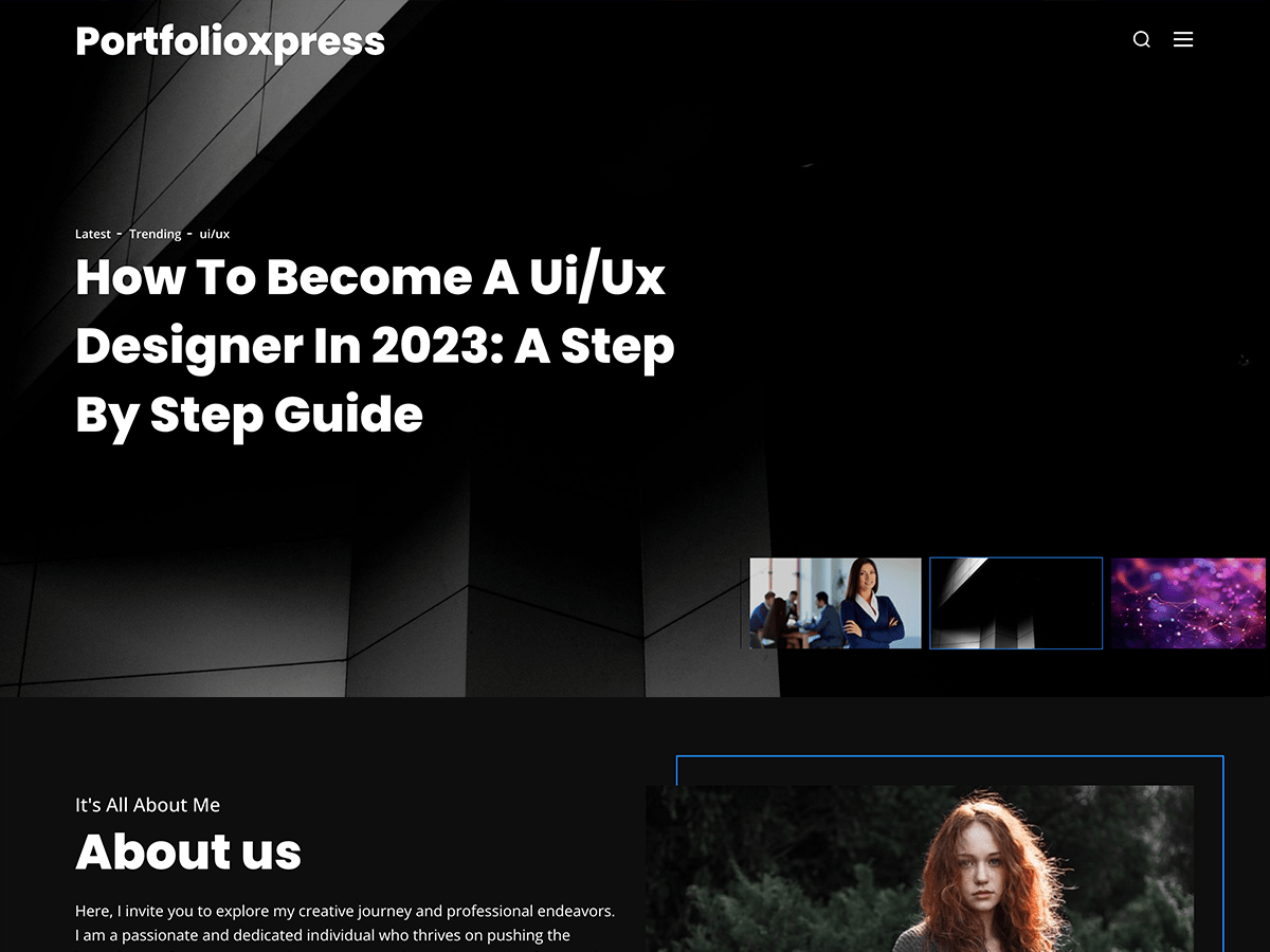 PortfolioXpress WordPress 主题