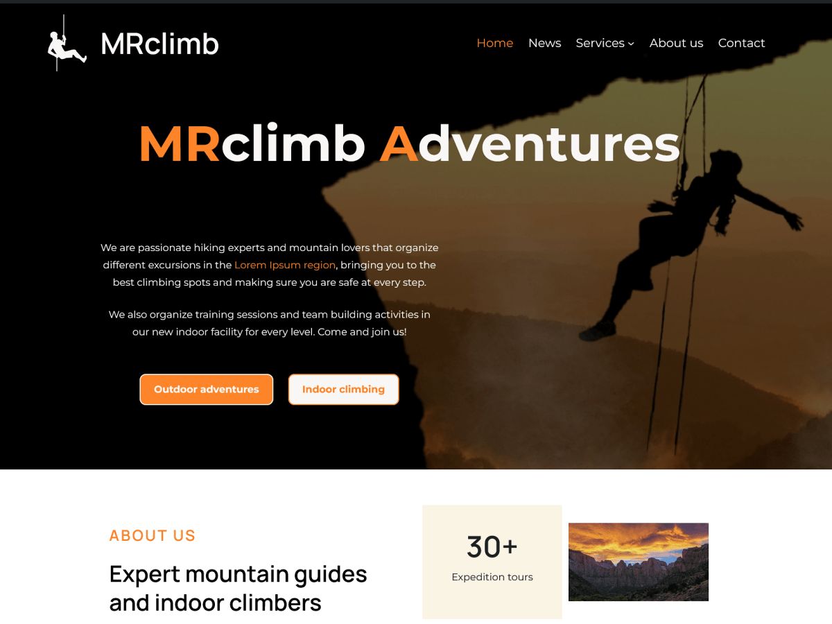 MRclimb WordPress 主题