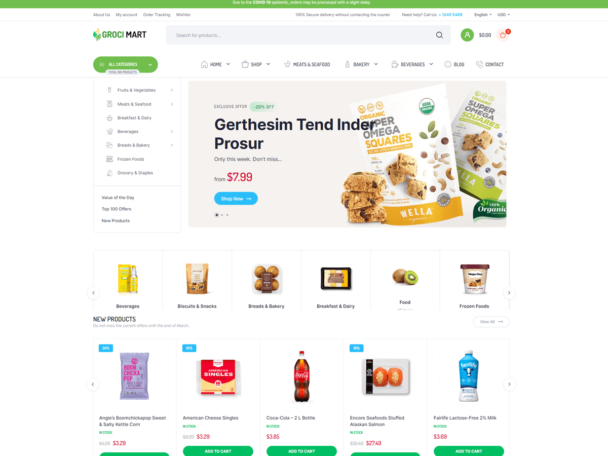screenshot-327 Grocery Online Store WordPress 主题