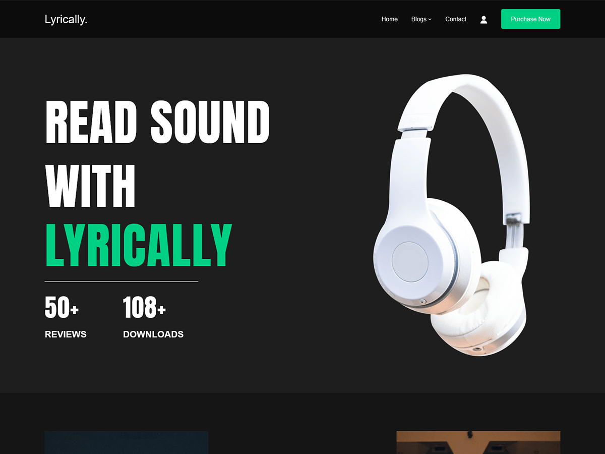 Lyrically WordPress 主题