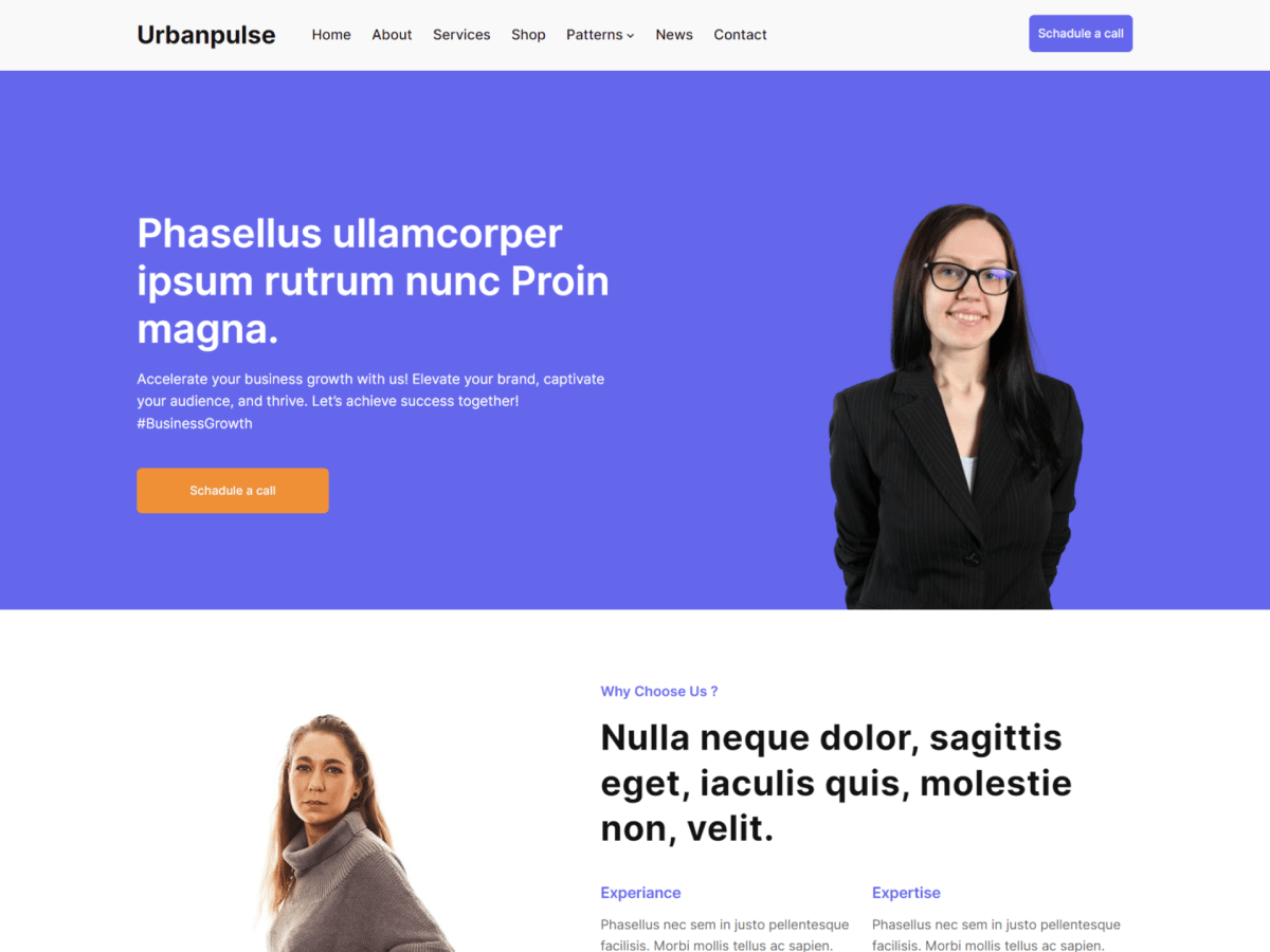 Urbanpulse WordPress 主题