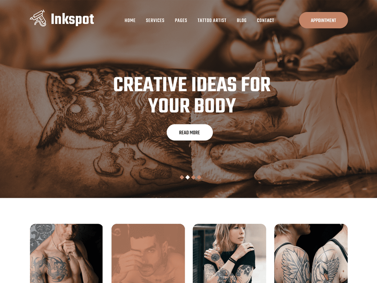Inkspot FSE WordPress 主题