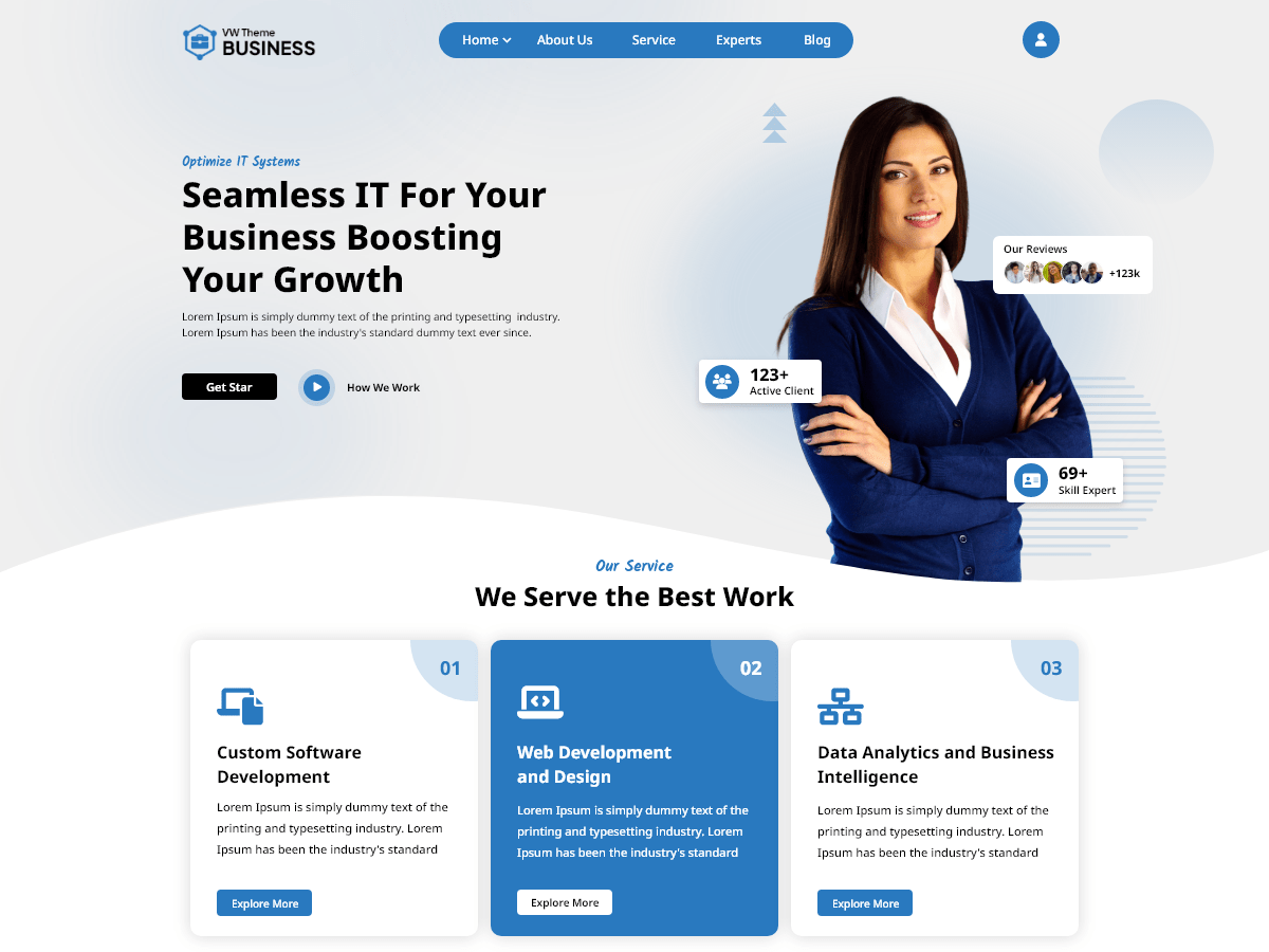 screenshot-446 Business Landing Page WordPress 主题
