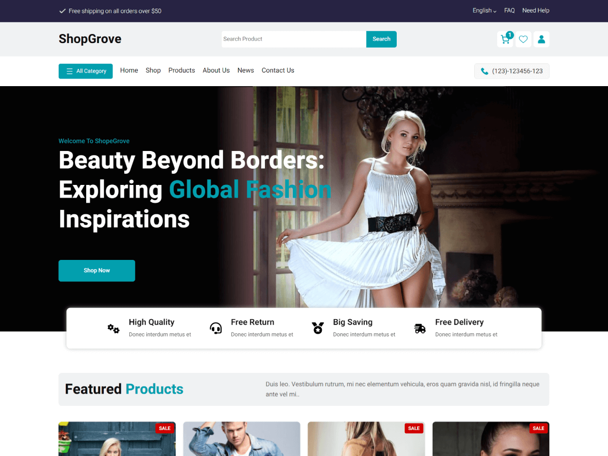ShopGrove WordPress 主题
