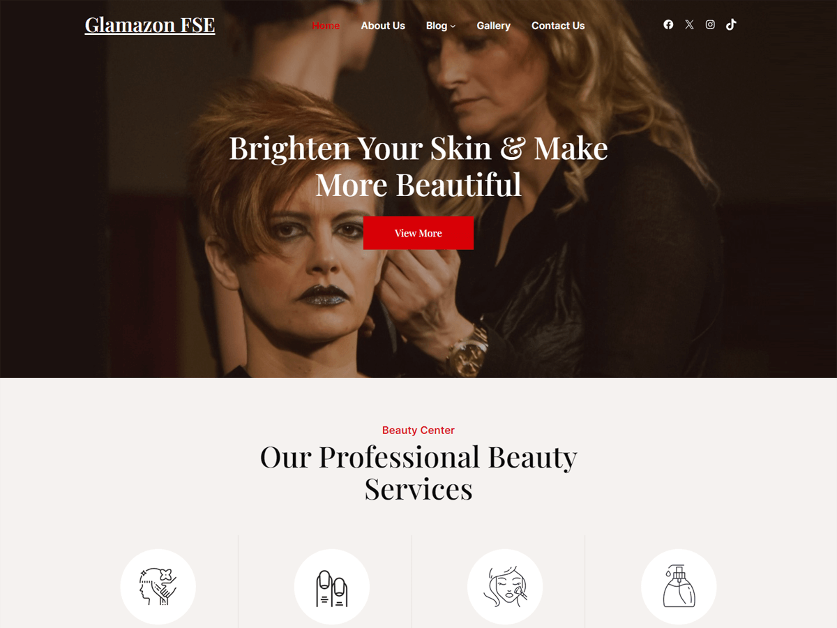 Glamazon FSE WordPress 主题
