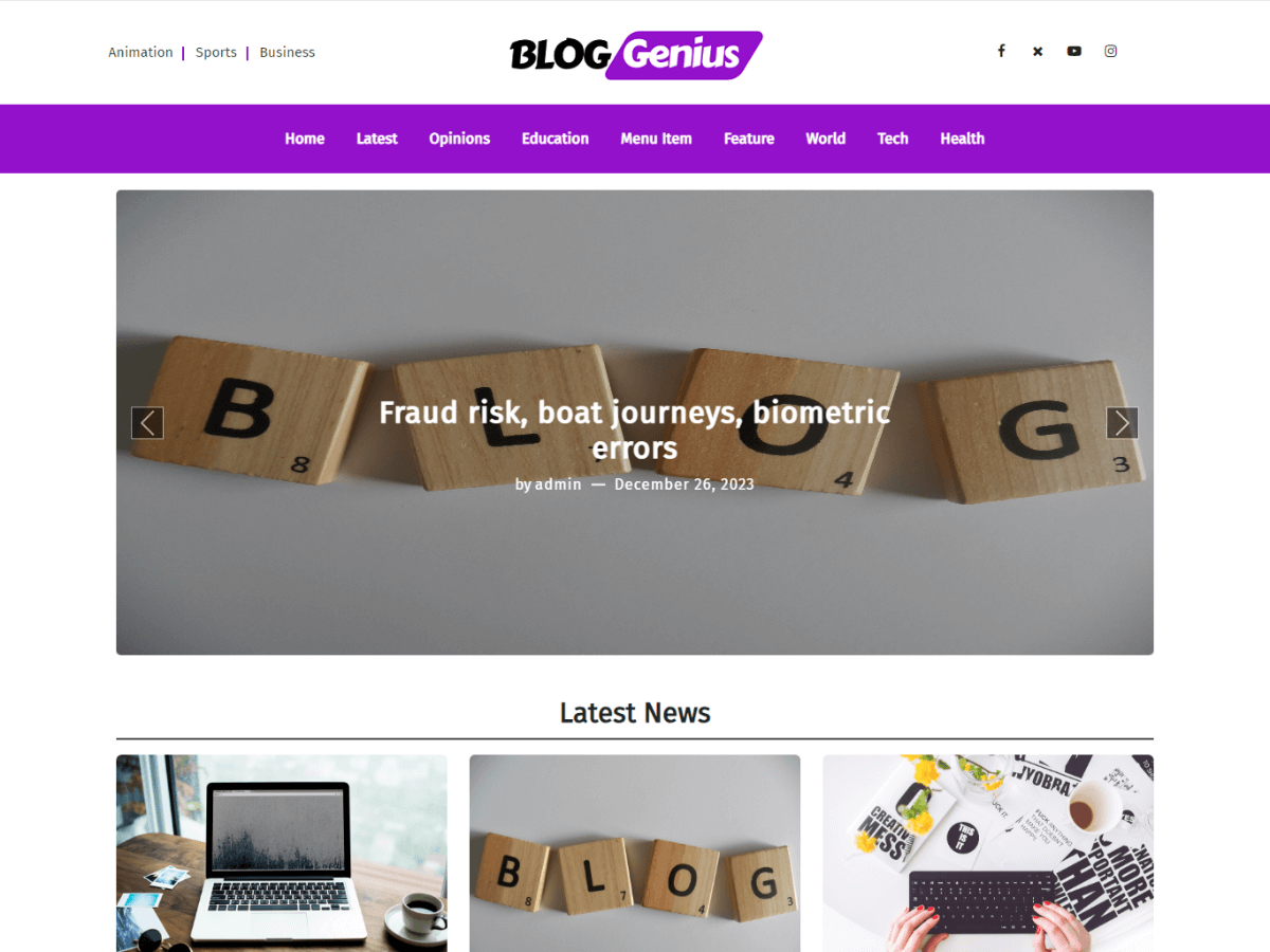 Blog Genius WordPress 主题