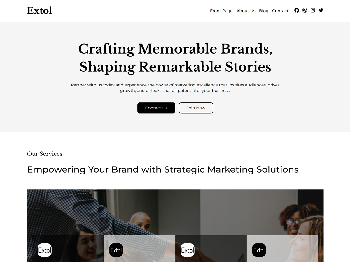 Extol WordPress 主题