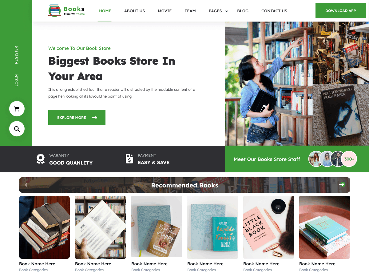 Titan Bookseller WordPress 主题
