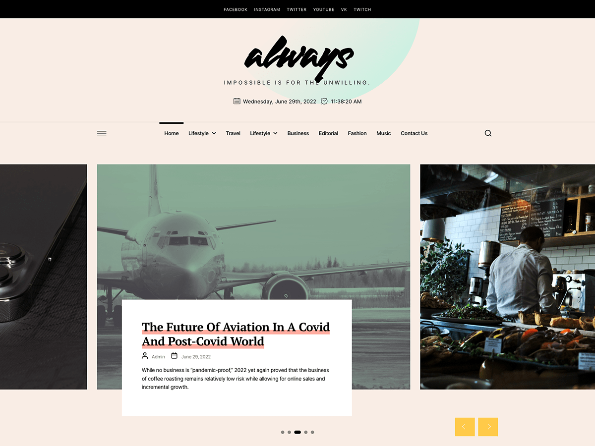 Always WordPress 主题