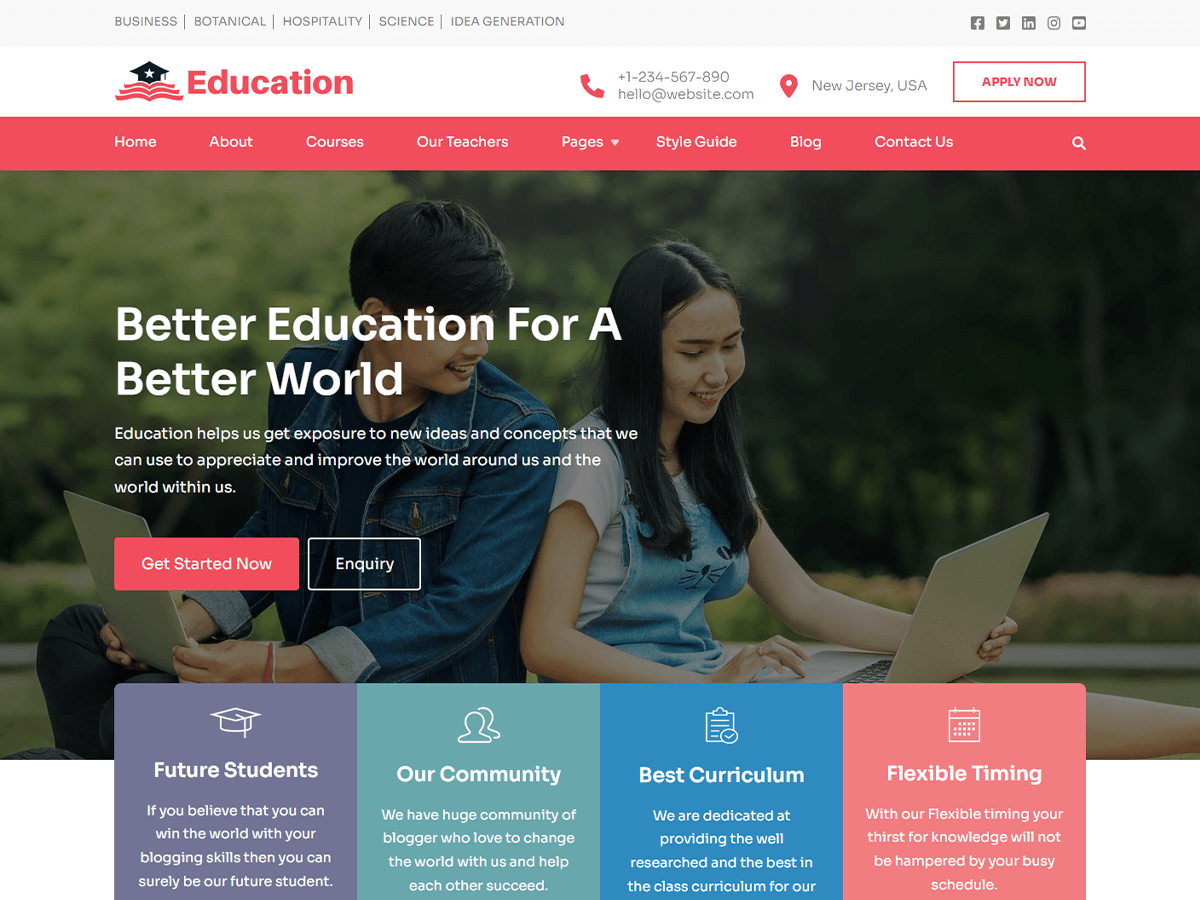 Smart Education WordPress 主题