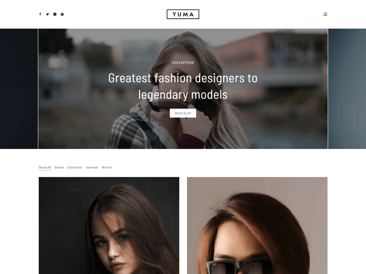 Yuma Fashion WordPress 主题
