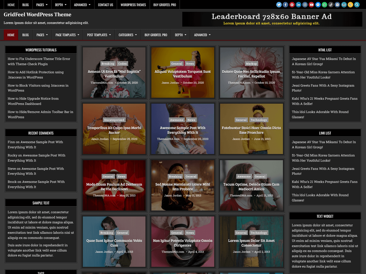 screenshot-545 GridFeel WordPress 主题