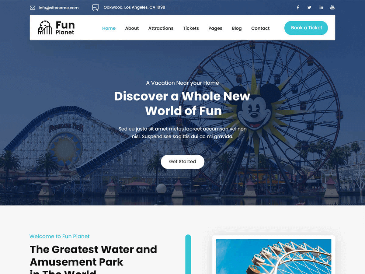 screenshot-550 Fun Planet FSE WordPress 主题