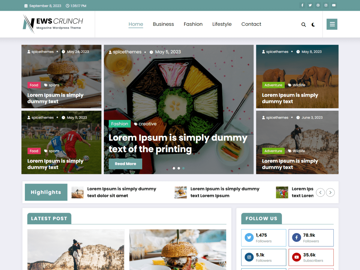screenshot-556 Newscrunch WordPress 主题