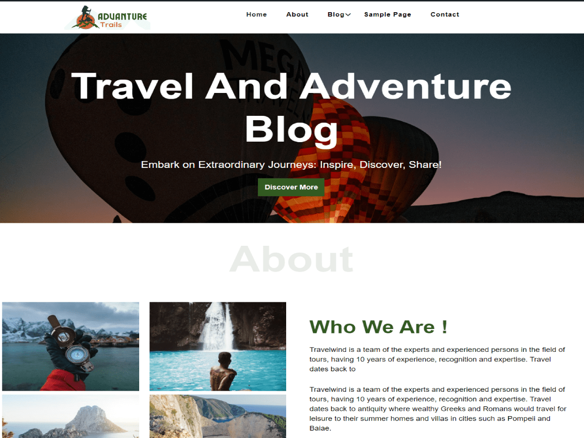 screenshot-558 Adventure Trails WordPress 主题