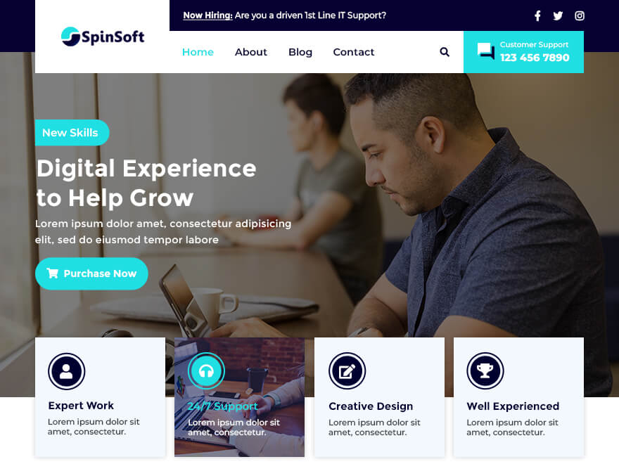 screenshot-56 SpinSoft WordPress 主题