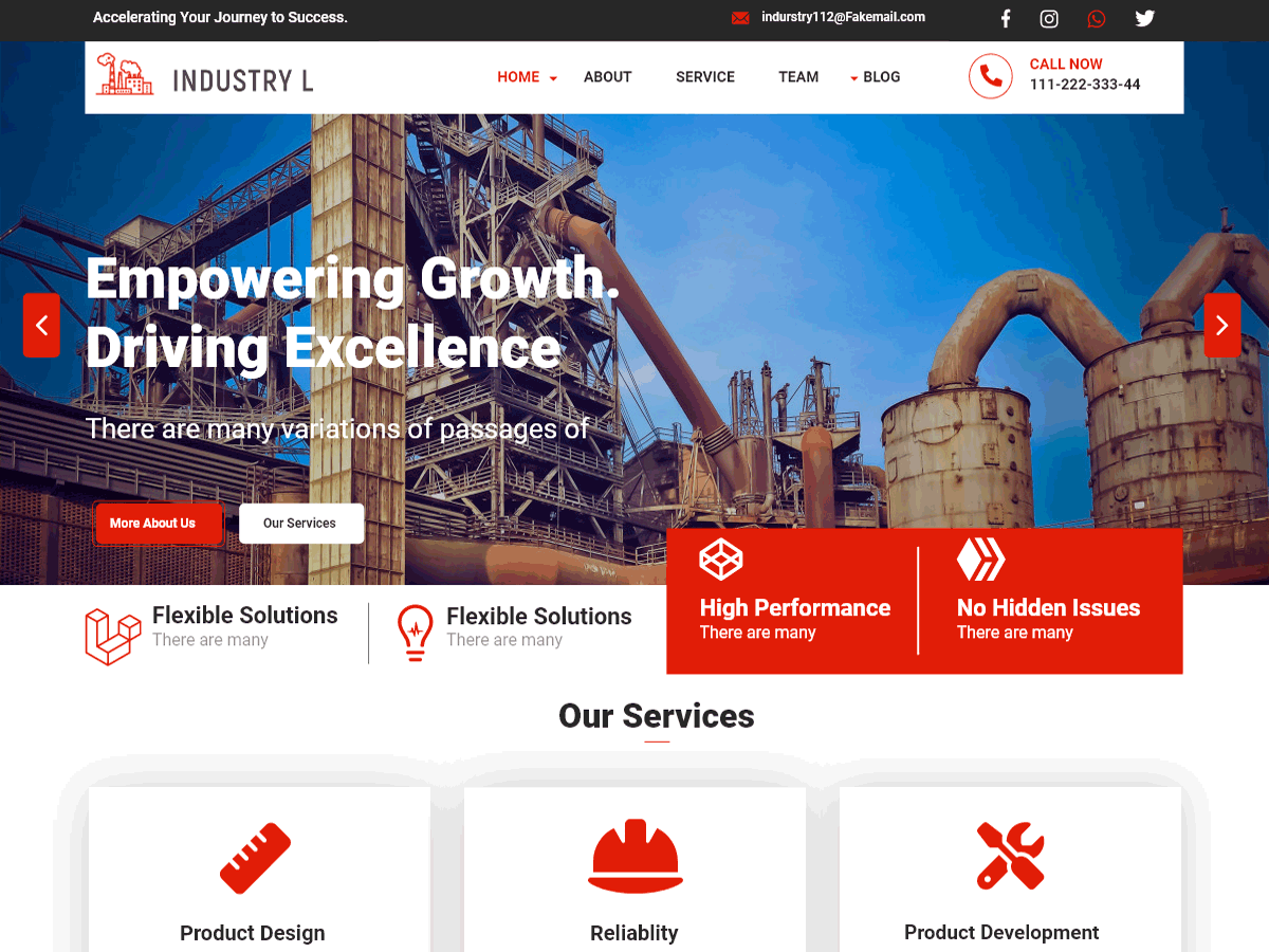 Raw Industry WordPress 主题