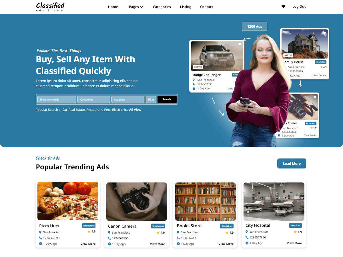 Classified Listings WordPress 主题