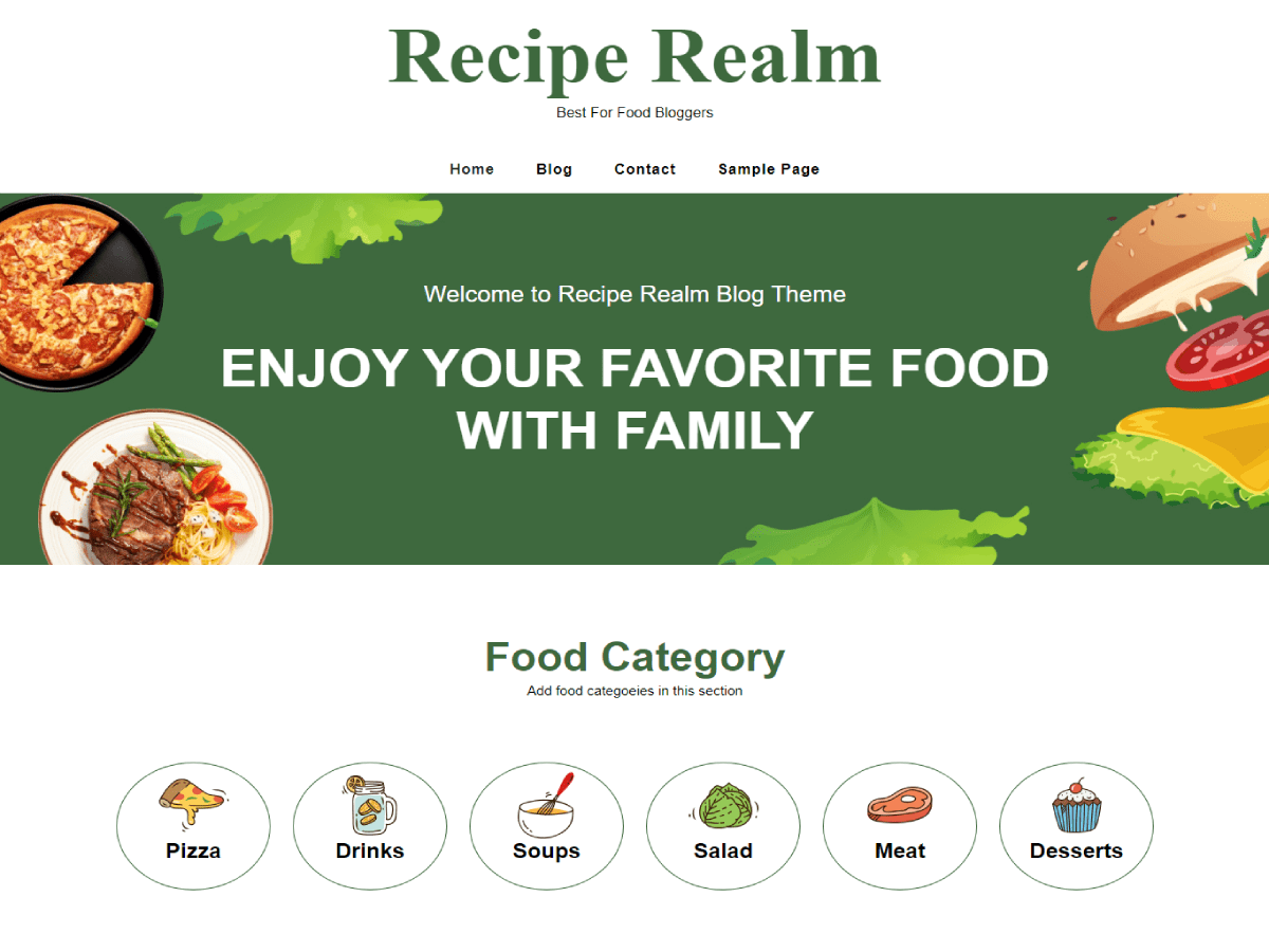 screenshot-584 Recipe Realm Blog WordPress 主题