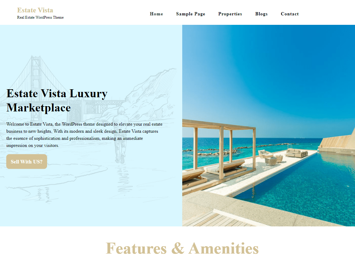 Estate Vista WordPress 主题