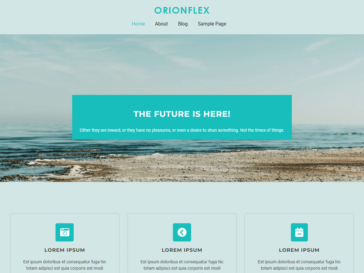 OrionFlex WordPress 主题