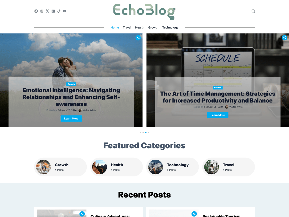 EchoBlog WordPress 主题
