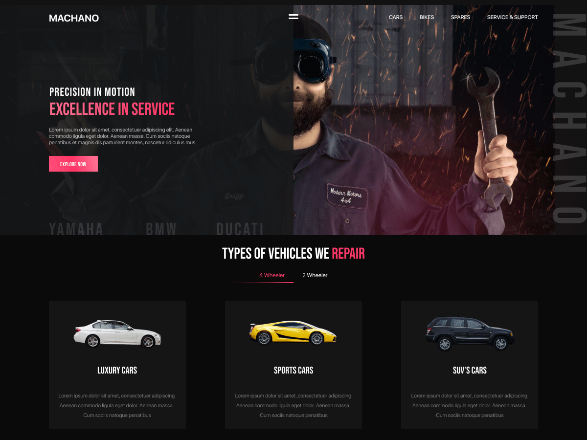 Auto Mechanic WordPress 主题