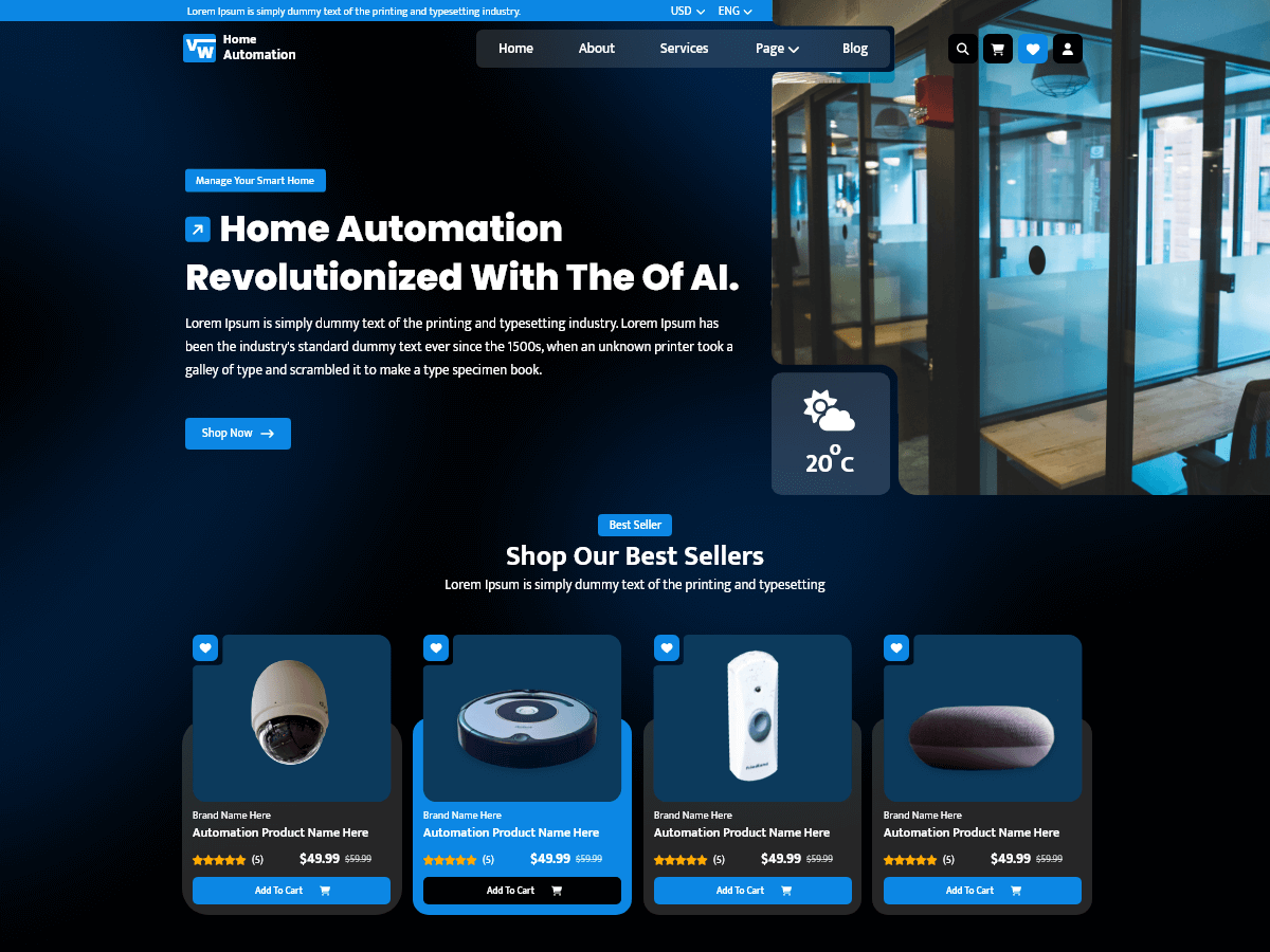 Commercial Automation Services WordPress 主题