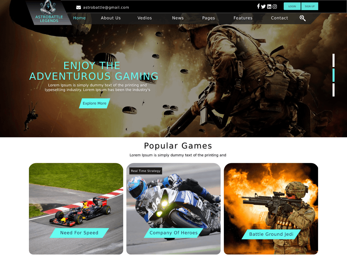 Gamers Hub WordPress 主题