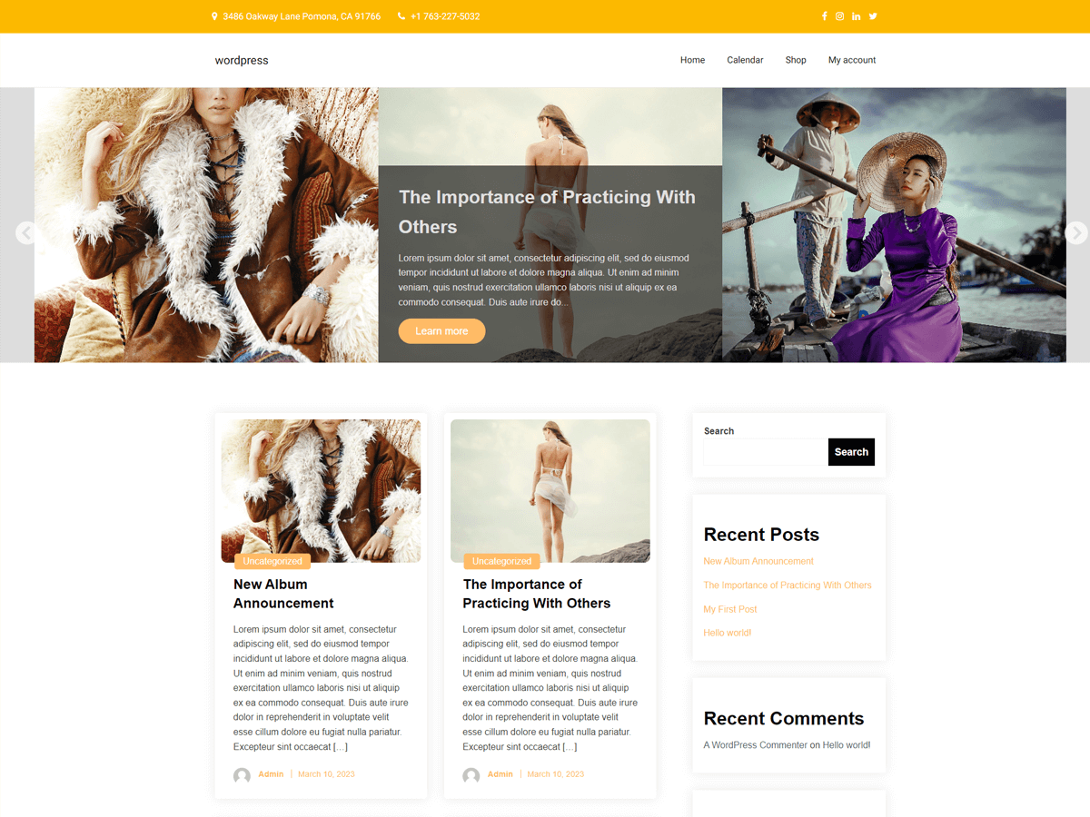 screenshot-756 Fashion Blogging WordPress 主题