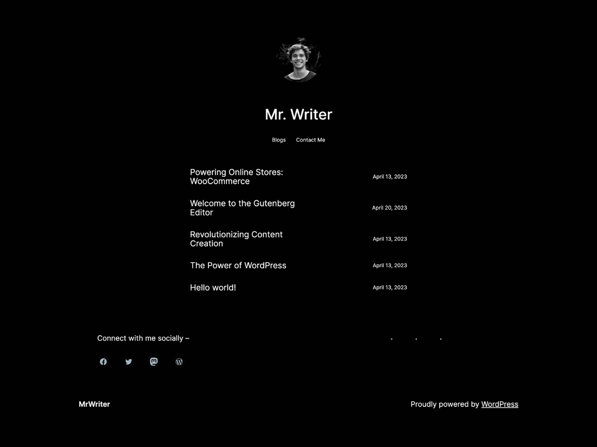 screenshot-762 MrWriter WordPress 主题