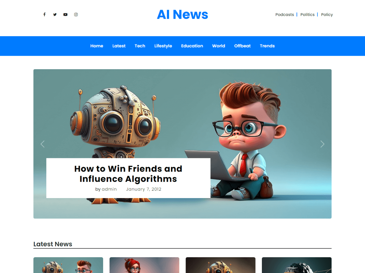 screenshot-763 AI News WordPress 主题