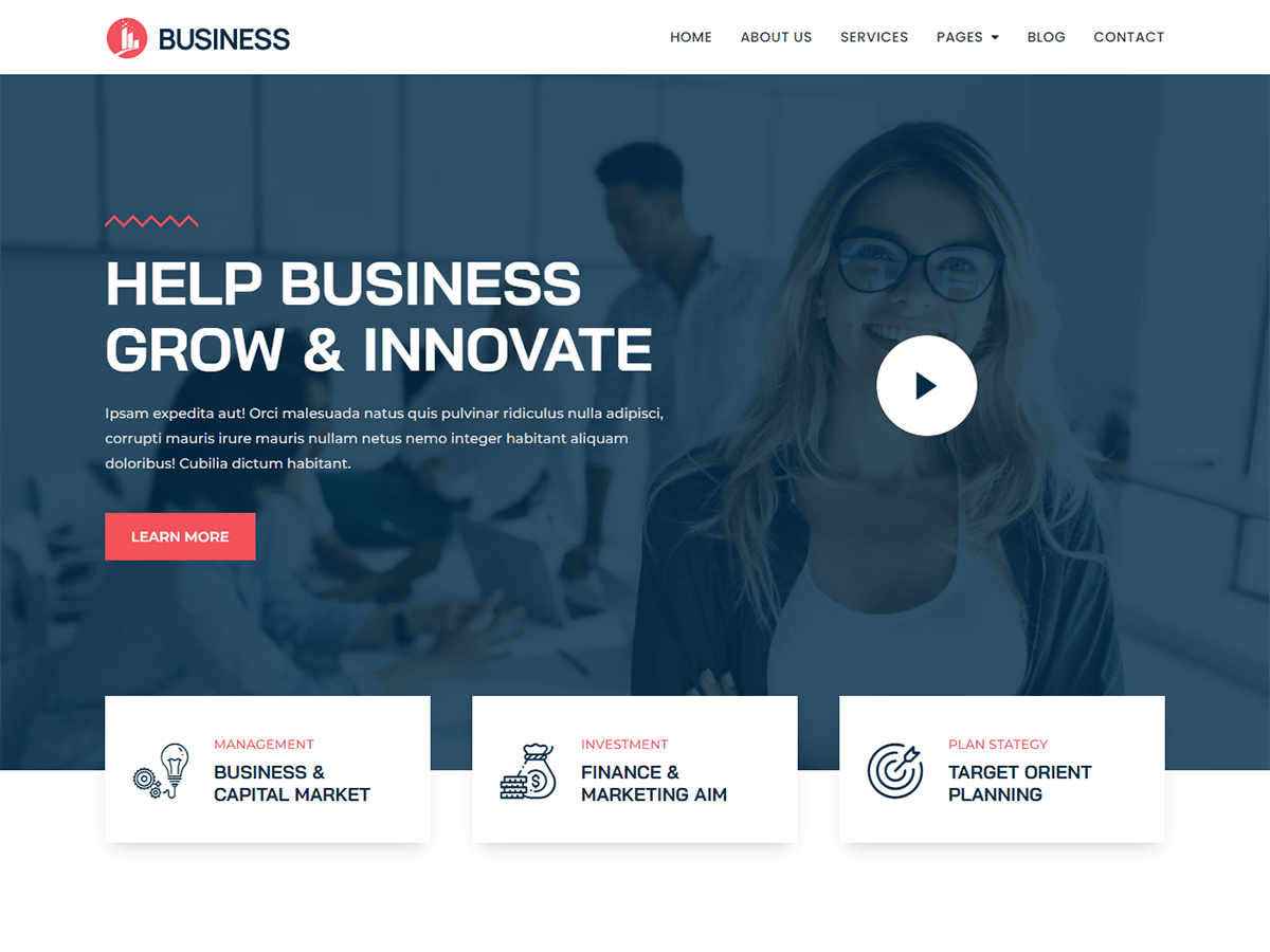 Kortez Business WordPress 主题