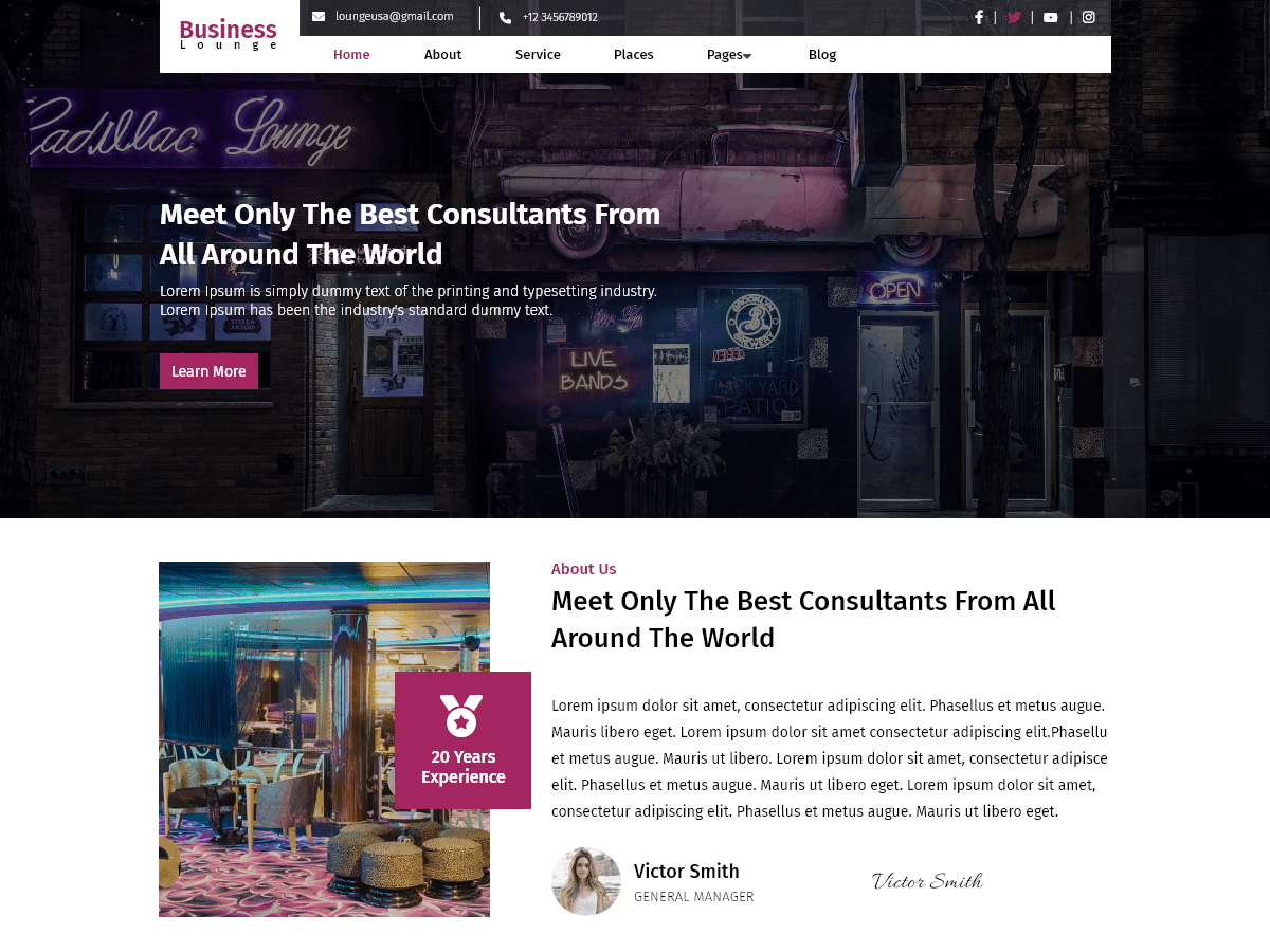 screenshot-768 Business Lounge WordPress 主题