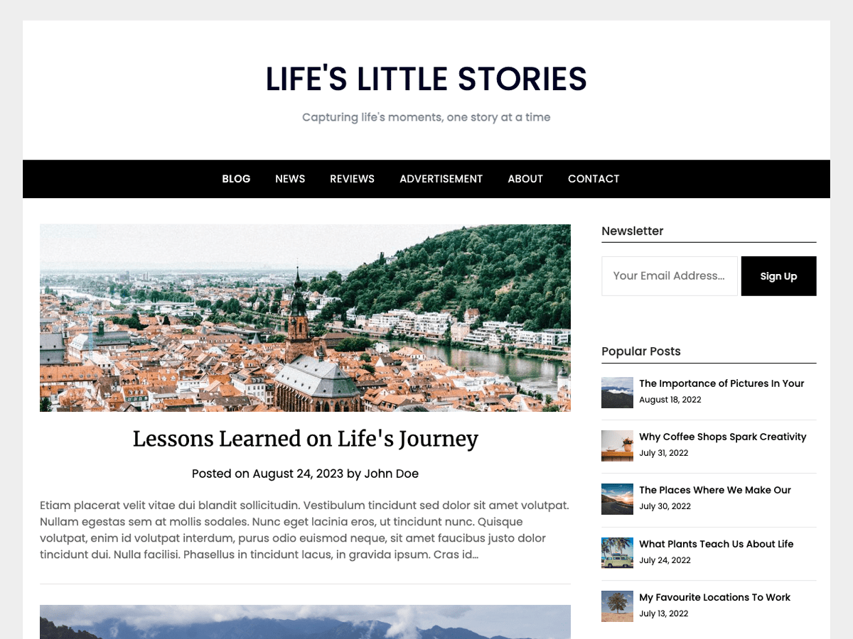 screenshot-771 Responsive Blog Era WordPress 主题