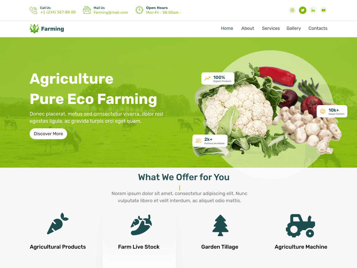 screenshot-774 Green Agro Landscaping WordPress 主题