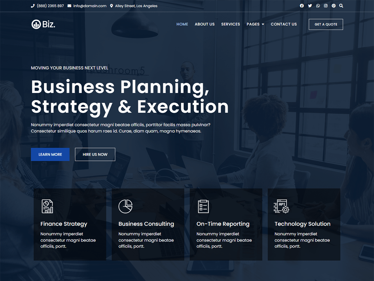 screenshot-785 Bosa Biz WordPress 主题