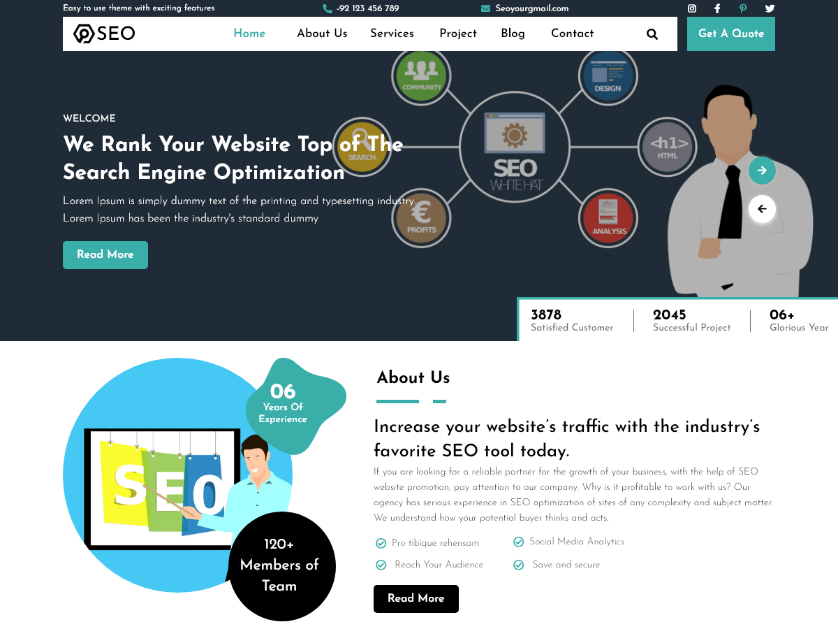 screenshot-790 SEO Digital Agency WordPress 主题