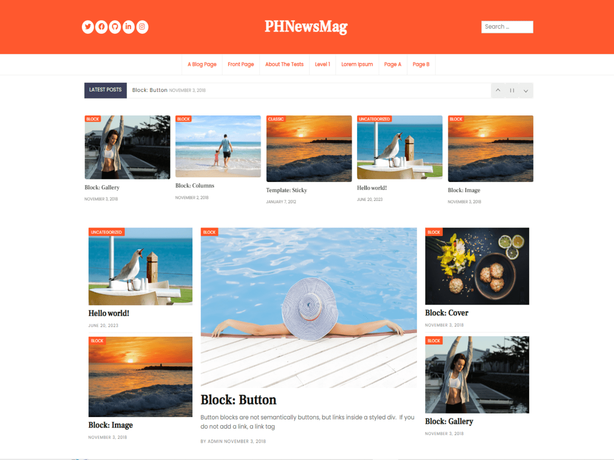 PH NEWS MAG WordPress 主题