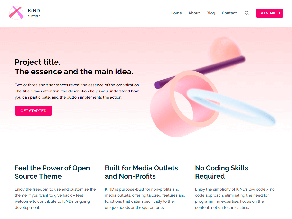 KiND WordPress 主题