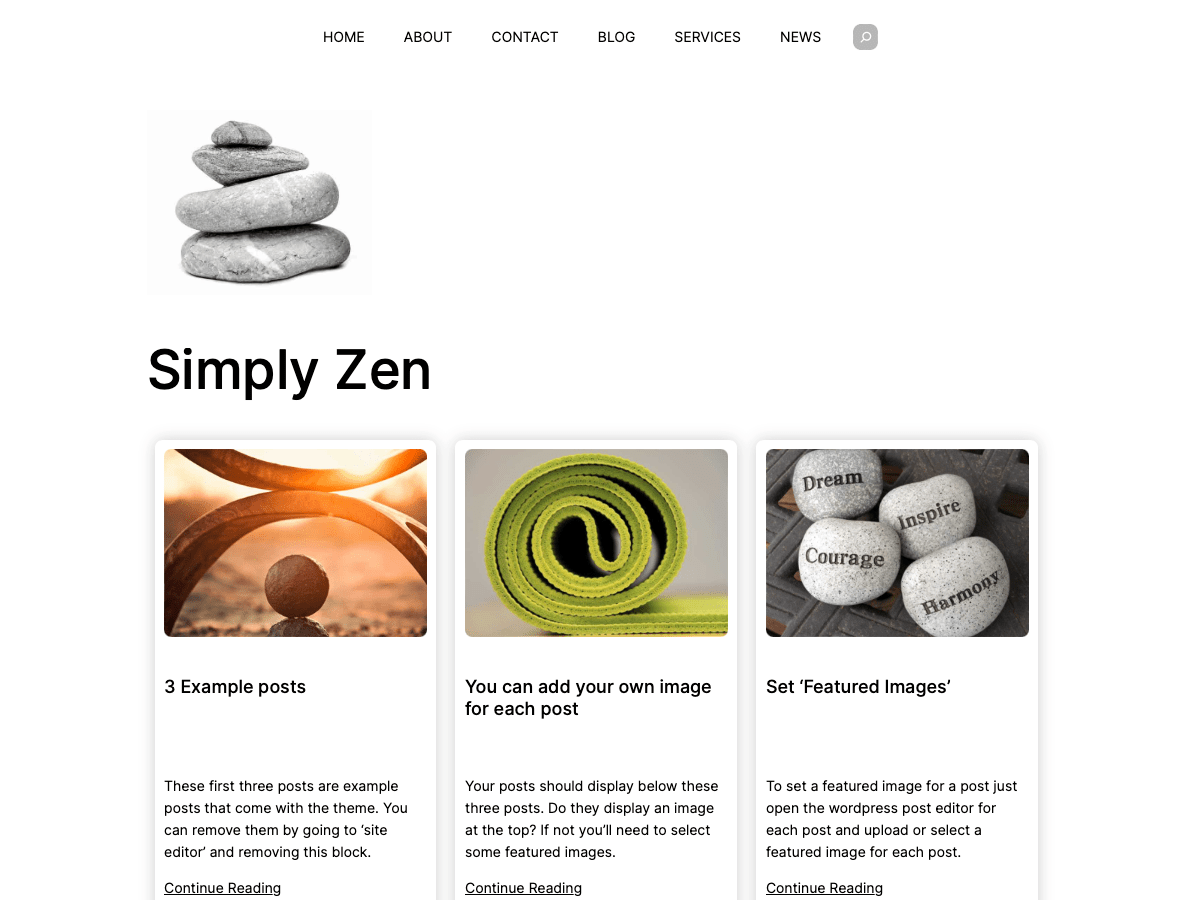 Simply Zen WordPress 主题