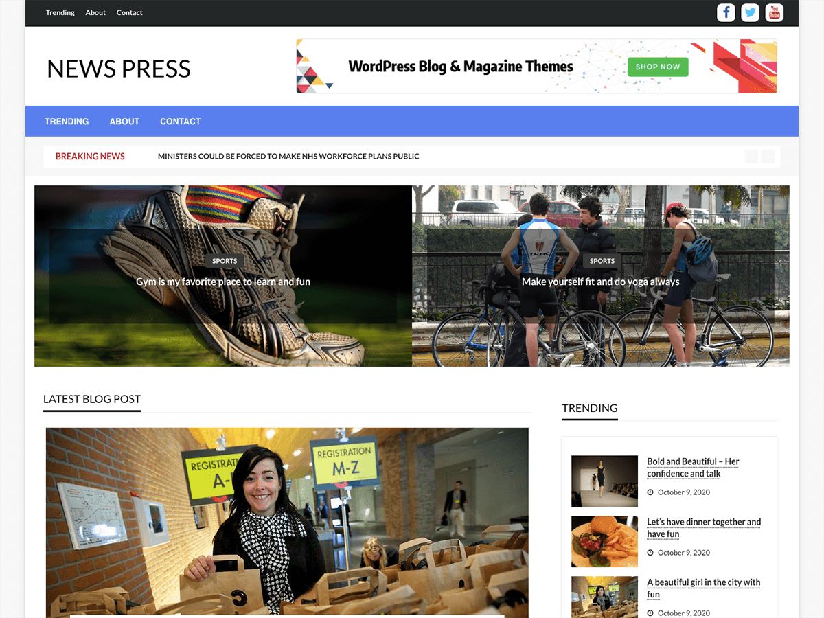 News Press WordPress 主题